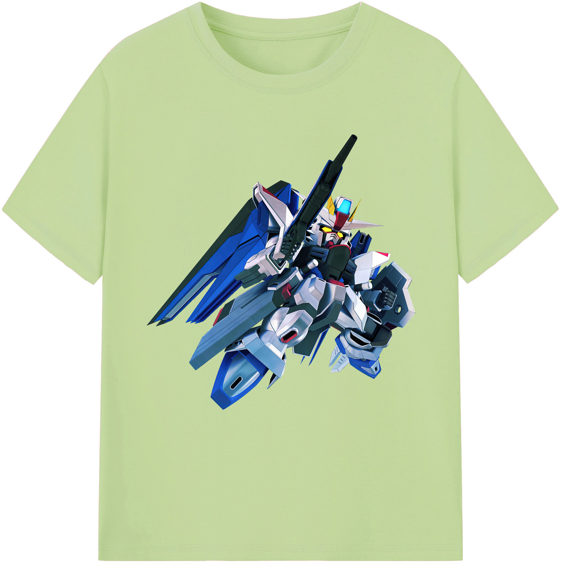 （画像用） 機動戦士ガンダム Mobile Suit Gundam 綿100％半袖Tシャツ（フロントプリント）
